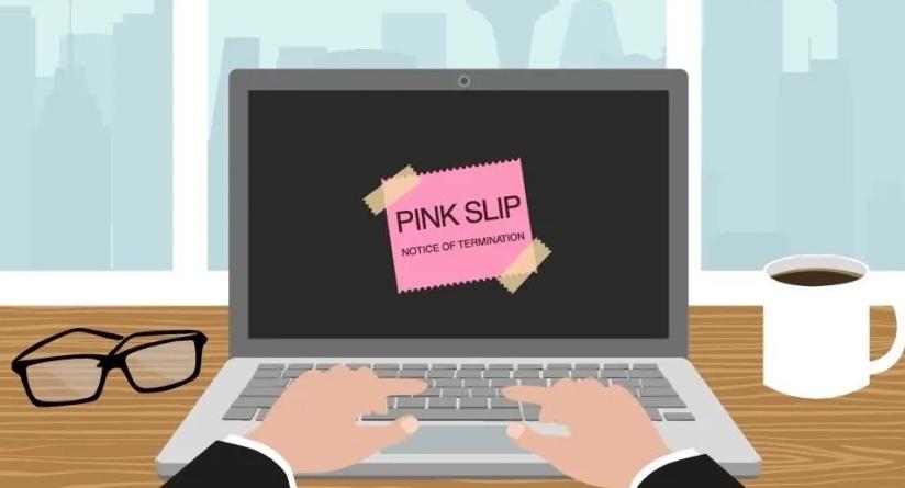 being top of mind; the pink slip blues. what to do if you're being laid off