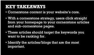 top of mind marketing key takeaways about cornerstone content