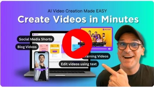 Peischel Top of Mind Marketing Pictory AI: text to video in minutes